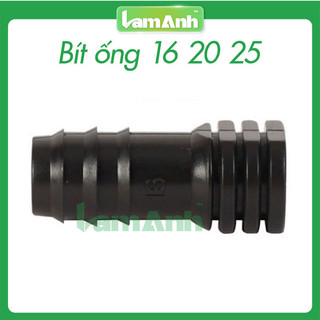 Bịt ống ldpe / pe 16mm - 20mm - 25mm, bịt đầu cuối ống nước hệ thống tưới nhỏ giọt, tưới phun sương