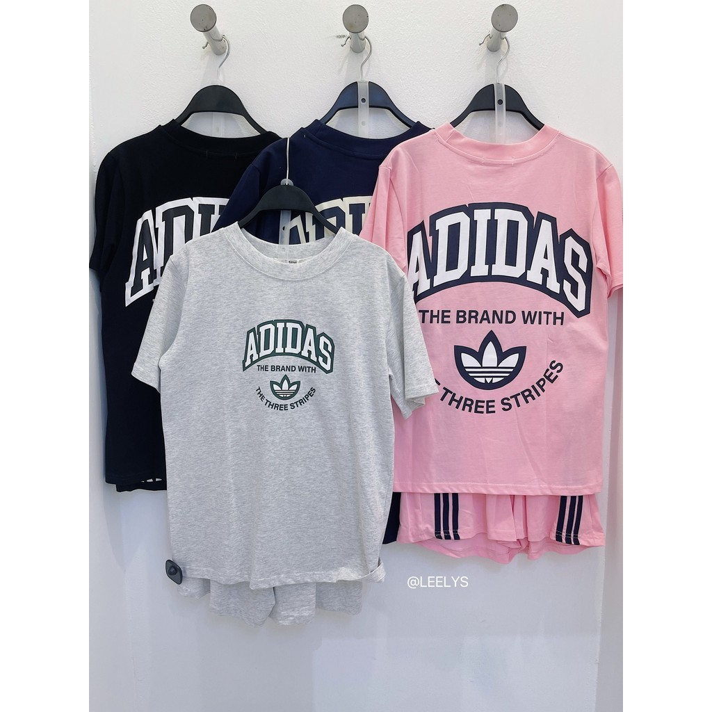 Set áo phông das + quần đùi 3 sọc (GT.time 190778 )