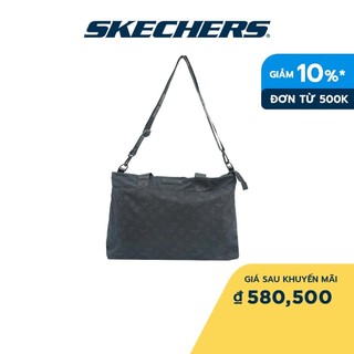 Skechers unisex túi tote, túi vải canvas, túi vải bố thường ngày dc collection - sl423u426-02l2