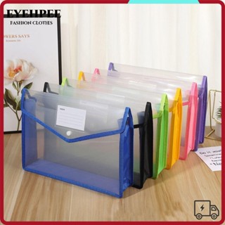 Túi đựng tài liệu EYEHPEE, Túi lưu trữ văn phòng phẩm dung lượng lớn Thư mục tập tin A4, Túi nhựa PVC chất lượng cao Thư mục phong bì chống thấm nước Đồ dùng học tập