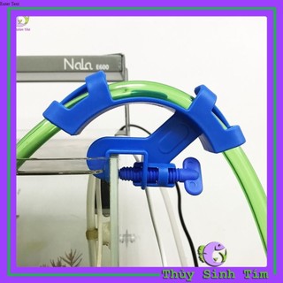 Kẹp giữ ống nước nhựa xanh (phụ kiện thủy sinh)