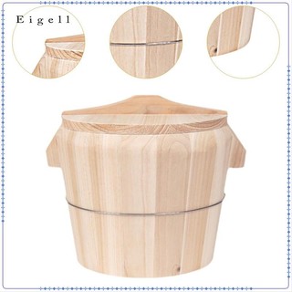 Bát cơm Sushi Xô hấp cơm có nắp Bát cơm tròn hấp bằng gỗ