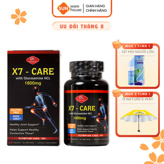 Viên Uống Chăm Sóc Xương Khớp Olympian Labs X7 Care Tăng Cường Canxi, Giúp Xương Luôn Chắc Khoẻ Hộp 60v