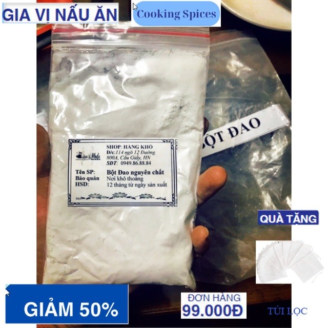 Bột đao nguyên chất 100gr