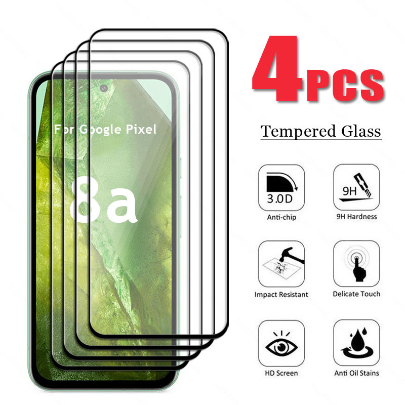 Dành Cho Google Pixel 8a Kính Bảo Vệ Màn Hình Điện Thoại Camera Phim Kính Google Pixel 8a Kính Cường