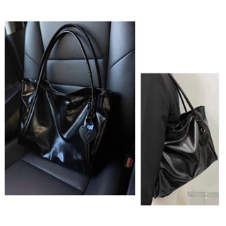  Túi xách tote chất liệu da Pu công sở bản to đựng vừa A4 laptop đeo vai đi học đi làm có kèm charm MIDI TX31 