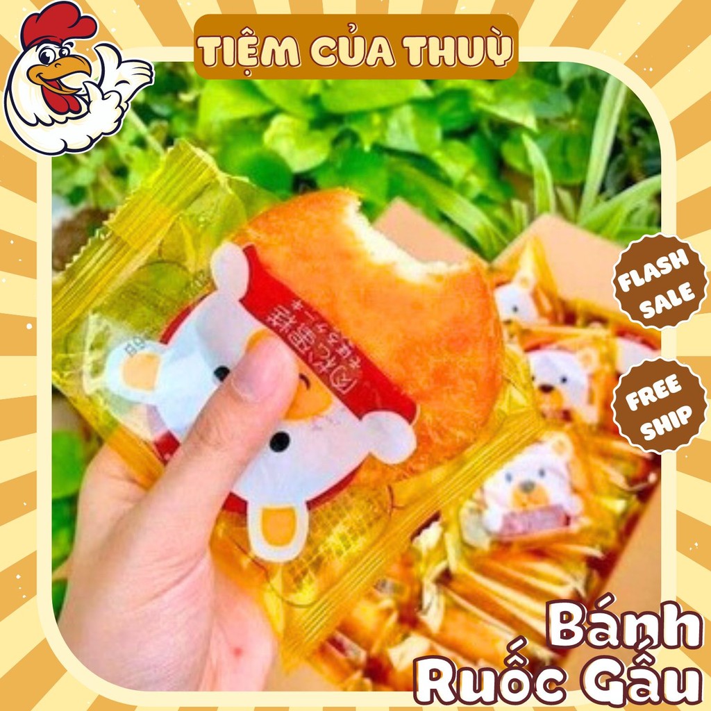 Bánh Ruốc Gấu Đài Loan (40G), Bánh Gấu, Bánh Ruốc Đài Loan, Bánh Tươi Đài Loan