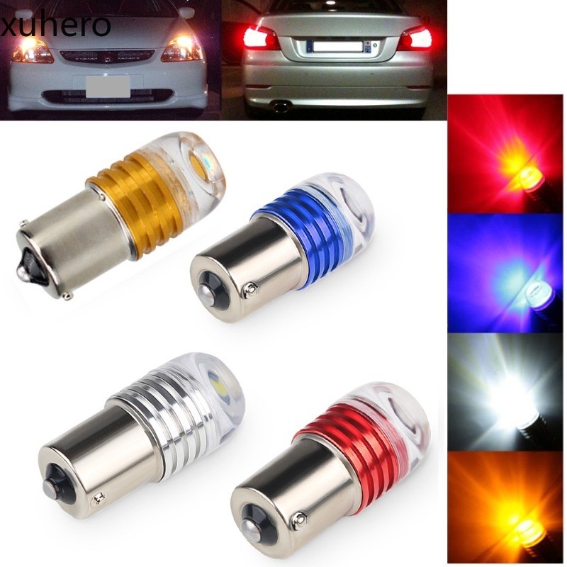 1 Chiếc 1156 BA15S 1157 BAY15D Led Nhấp Nháy Đèn Flash Trắng Đỏ Vàng 12V P21 / 5W Ô Tô Xe Máy Phanh 
