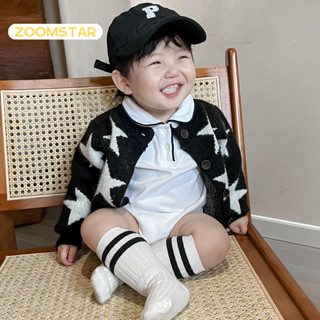 ZOOMSTAR đồ thu đông cho bé trai áo len bé trai áo thu đông bé trai chất KMY2491B5B Z240921