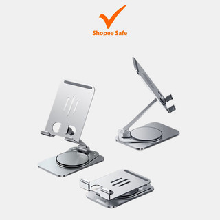 Kệ đỡ điện thoại máy tính bảng hợp kim nhôm xoay 360 độ chắc tay gấp gọn tiện xem phim livestream #A255
