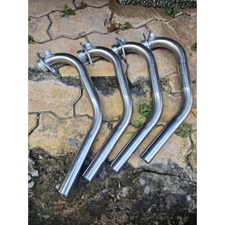 Cổ pô Satria - Raider Fi inox size 32mm dùng để hàn pô zin hoặc gắn cổ 2 khúc pô tank Phụ Kiện Phụ Tùng
