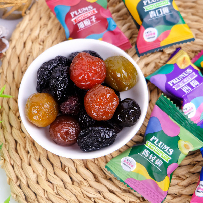 Ô Mai PLUMS Mix Vị Nội Địa Trung, Ô Mai Colorful Plum Mix Vị, Ô Mai Xí Muội, Tiệm Ăn Vặt Thuỳ Bùi