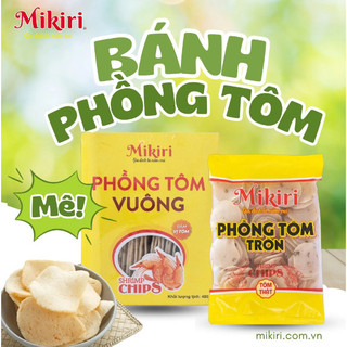 Bánh phồng tôm tròn Mikiri 200g - đậm vị tôm | Bách Hoá Tổng Hợp Dũng Mơ