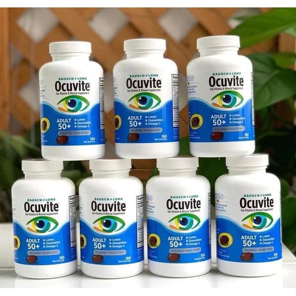 Viên Uống Bổ Mắt Ocuvite Lutein 150 viên của Mỹ dành cho người trên 50 tuổi