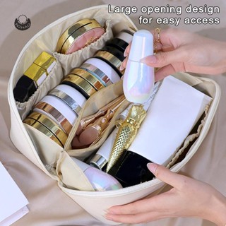 N2hao Túi Đựng Mỹ Phẩm Du Lịch Lớn Cho Nữ Da Sắp Xếp Trang Điểm Nữ Vệ Sinh Bộ Túi Trang Điểm Ốp Lưng Bảo Quản Túi Nữ QZZ