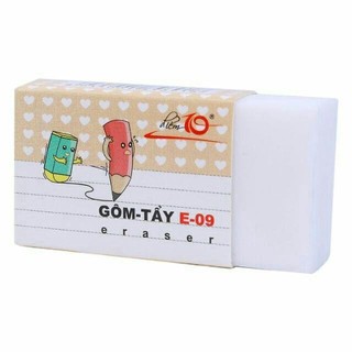 Gôm tẩy Thiên Long Điểm 10 TP-E09 - Trắng