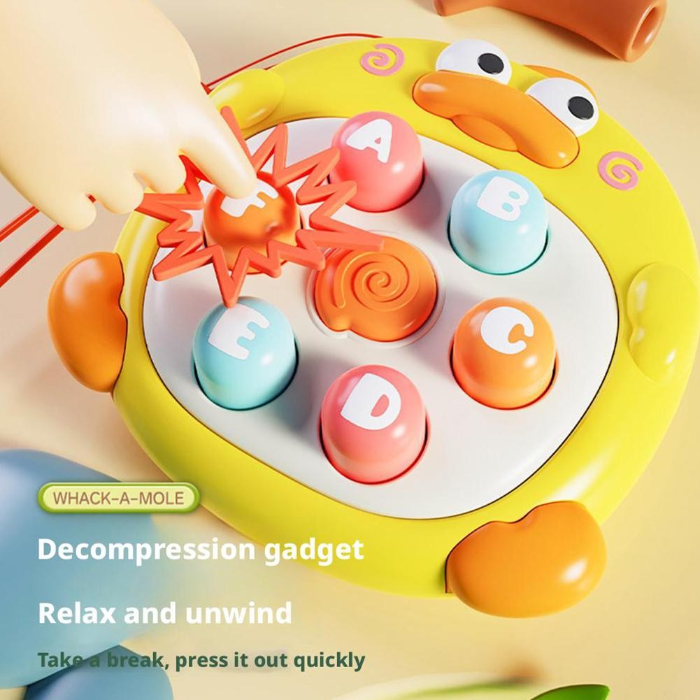 Whack-a-Mole Đồ Chơi Giảm Căng Thẳng Giáo Dục Mini Đồ Chơi Dễ Thương Lòng Bàn Tay Cha Mẹ-Con Whack-a
