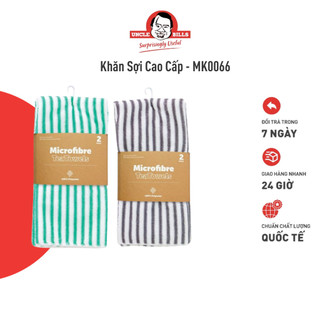 Khăn sợi cao cấp 40x60cm 2 cái uncle bills mk0066