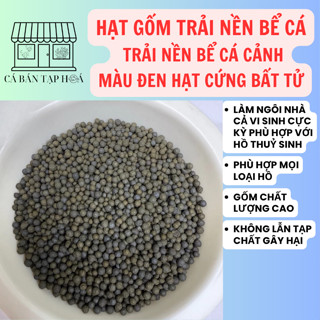 Hạt gốm nền  đỏ và đen  trải nền thuỷ sinh túi 1kg -Trải Nền Bể Cá Cảnh màu đỏ đen hạt cứng bất tử 