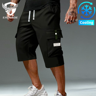 EAGLADE Chạy Bộ Thể Thao Quần Short Baggy Mồ Hôi Cho Nam Man Co Giãn 712 Màu Đen J10
