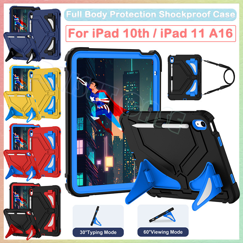 Dành Cho iPad 11 A16 iPad 11th Gen 2025 iPad 10th Gen 10.9 PC + Silicon Mỏng Chịu Lực Chống Sốc Chắc