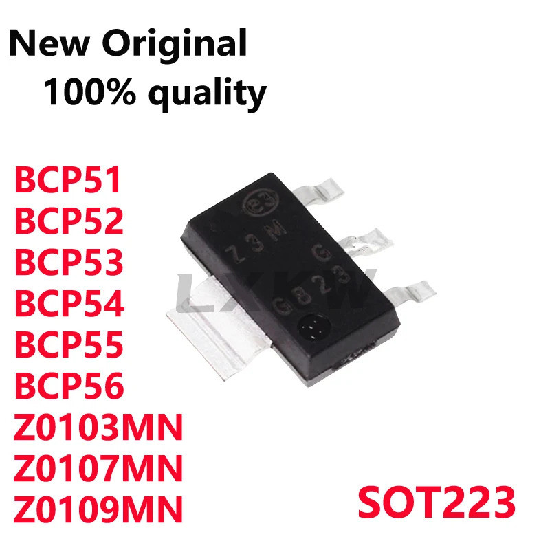 10 Chiếc Mới Chính Hãng Z0103MN Z3M Z0107MN Z7M Z0109MN Z9 BCP51 BCP52 BCP53 BCP54 BCP55 BCP56 SOT22