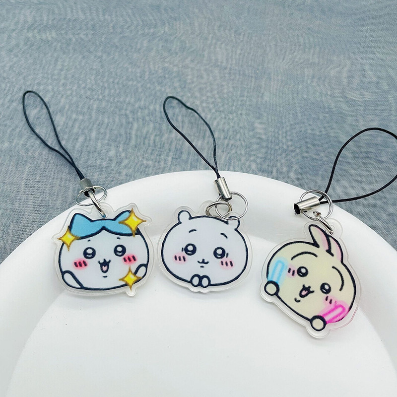 Dây chuyền điện thoại di động acrylic phong cách hoạt hình dễ thương Chiikawa Usachi-SN | BigBuy360 - bigbuy360.vn