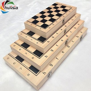 chulisia Bộ cờ vua du lịch quốc tế gấp thủ công Đồ chơi trò chơi 24x24cm