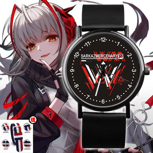 Amiya Arknights: Endfield Kal 'tsit Taulah Đồng hồ thạch anh chống nước học sinh đồng hồ thủy tinh p