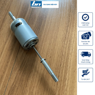 [Motor dây đồng 555] 12v DC đã lắp sẵn đầu nối chế quạt sạc tích điện, quạt kẹp bình, phù hợp với quạt cây, quạt bàn