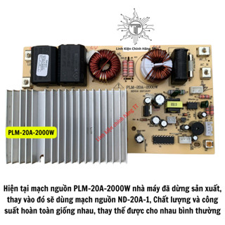 Mạch nguồn bếp từ đôi PLM-20A-2000W chính hãng CANZY - SUNHOUSE - FASTER - EUROSUN