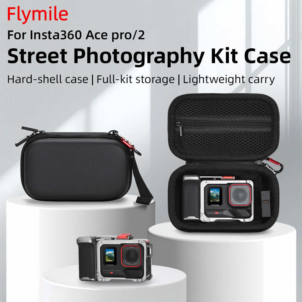 Dành Cho Insta360 Ace Pro2 Túi Bảo Quản Tay Cầm Chụp Ảnh Đường Phố, Bộ Tay Cầm Ace Pro Hộp Đựng Di Đ