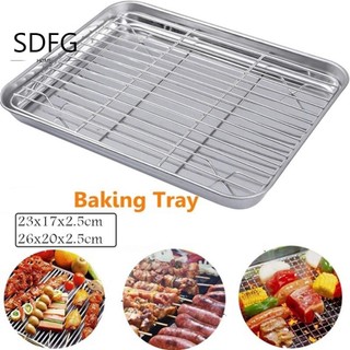 SDFG Tấm Lót Khay Nướng Bánh Hình Chữ Nhật 2 Kích Cỡ