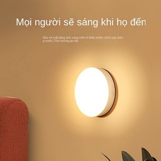 Đèn ngủ cảm ứng nhỏ cơ thể con người thông minh Đèn ngủ LED sáng tạo tại nhà