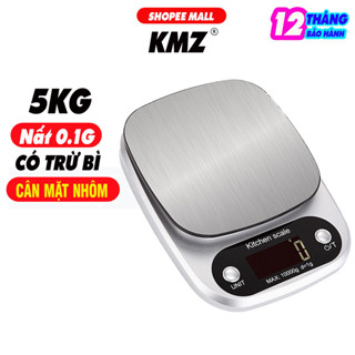 [BH 1NĂM] Cân tiểu ly điện tử 5.0Kg 0.1g KMZ C105 - chính xác từng 0.1 gam, hàng chính hãng BH 1 năm