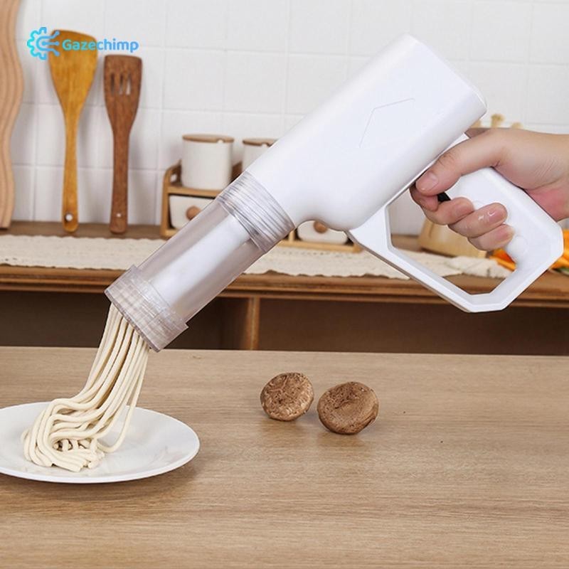 Máy làm mì ống điện Gazechimp Máy làm mì không dây cho Spaghetti Macaroni Fettuccine