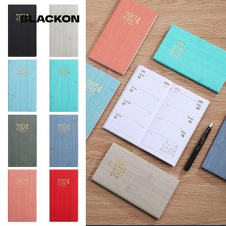 BLACKON ký nổi tiếng weekly planner, a6 pocket 2024 sách chương trình nghị sự, chất lượng cao với lịch sổ tay văn phòng trường học