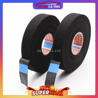 Cuộn Băng dính vải chịu nhiệt loại tốt keo dính chắc chắn đa năng loại dài 15m rộng 9mm