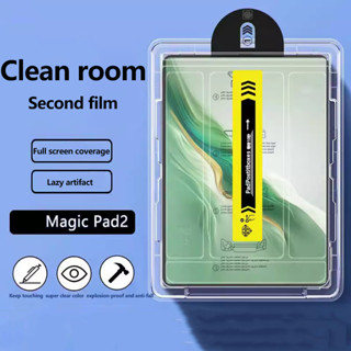 Kính Cường Lực HD Cho Honor Pad 9 Pro 12.1 MagicPad 2 12.3 Pad 9 V8 Pro 12.1 X9 X8 Pro 11.5 X8Lite Pad8 12 Dễ Dàng Lắp Đặt Bộ Loại Bỏ Bụi Tự Động