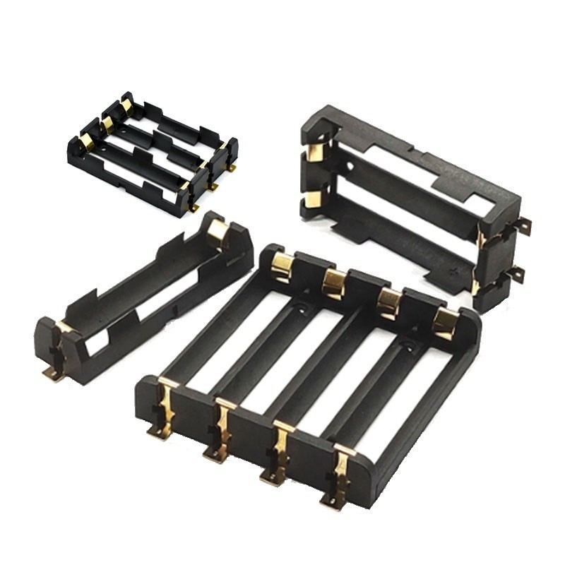 (GIÁ SỈ) Khay pin 18650 SMT SMD Đồng Thau Mạ Vàng - Khay Gắn Pin 18650 Hàn