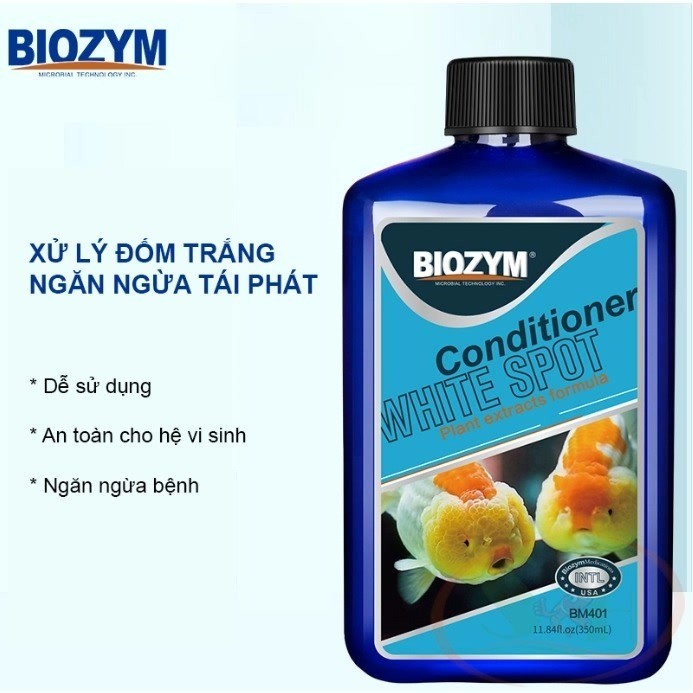 Biozym White Spot - trị bệnh nấm đốm trắng cá cảnh