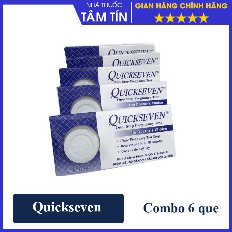 Combo 6 que thử thai Quickseven