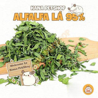 Cỏ Alfalfa Lá 95% 🐹FREESHIP🐹 Cỏ Khô FULL Lá  Không Bụi Không VụnThức Ăn Cho Thỏ, Bọ, Chinchillas .
