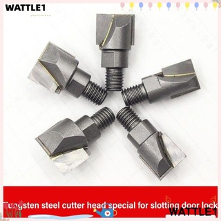 Máy cắt rãnh khóa cửa bằng gỗ WTTLE, Mũi định tuyến làm sạch đáy bằng thép vonfram 10mm, Dụng cụ cắt phay chế biến gỗ 16-30mm