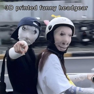 Ngộ nghĩnh 3D Rồng Hình Lưới Mũ Đội Đầu Thời Trang Mặt nạ In Hình Prank Balaclava
