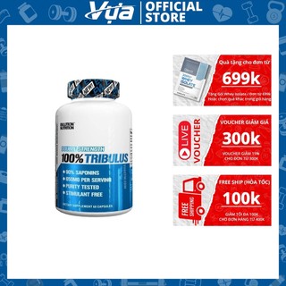 Viên uống EVL - Tribulus (60 viên) - Hỗ trợ tăng cường sức mạnh và sức chịu đựng, Chính Hãng