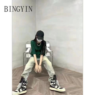 BINGYIN quần ống rộng quần jean nam 2024 NEW STYLE MNK2490FY1 37Z240908