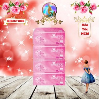 Combo Khăn Giấy Lụa Rút Cao Cấp Bless You Alavie 2 Lớp Gói 250 tờ (Bibistore)