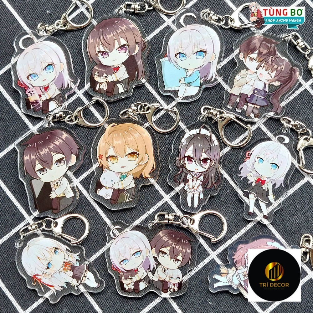 Móc Khóa Anime Arya-san Bàn Bên