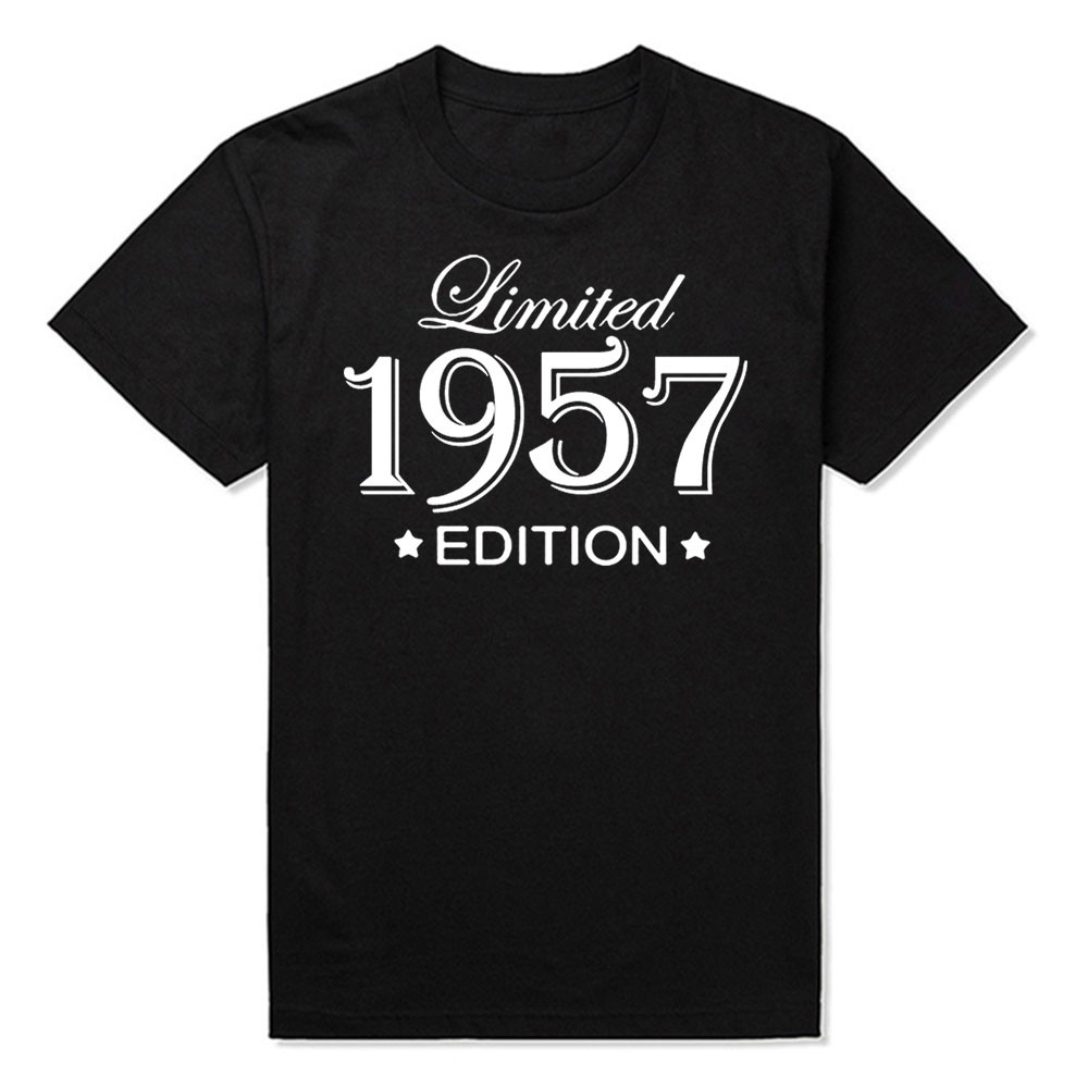 Ngộ nghĩnh Phong Cách Mùa Hè Phiên Bản Giới Hạn 1957 Áo Nam Ngộ nghĩnh Sinh Nhật Tay Ngắn Cổ Tròn Co